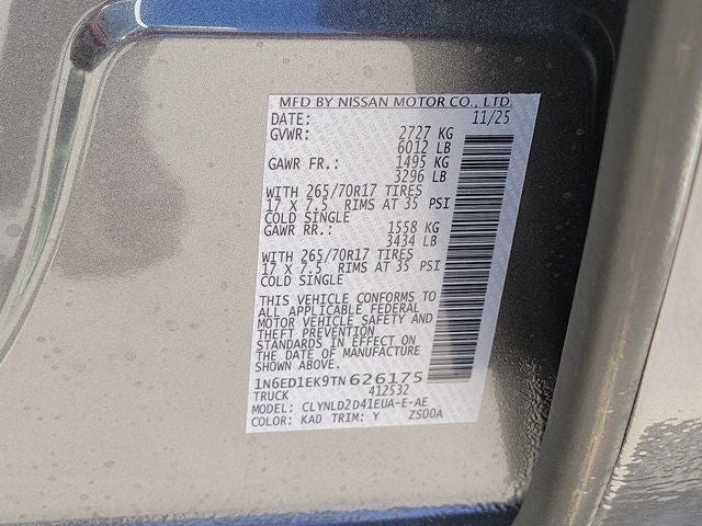 2026 Nissan Frontier PRO-4X