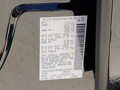 2026 Nissan Frontier PRO-4X