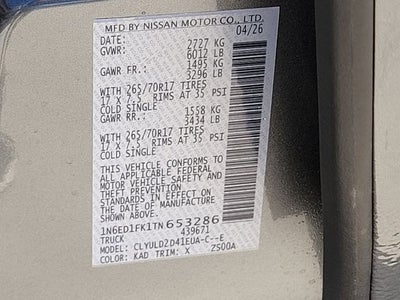 2026 Nissan Frontier PRO-4X