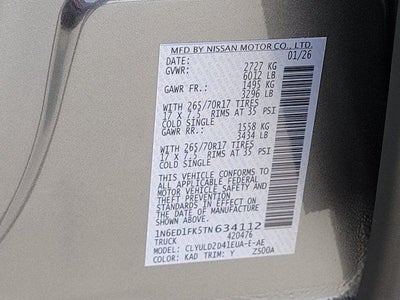 2026 Nissan Frontier PRO-4X