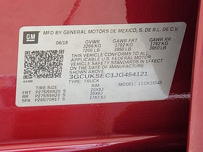 2018 Chevrolet Silverado 1500 LTZ 1LZ
