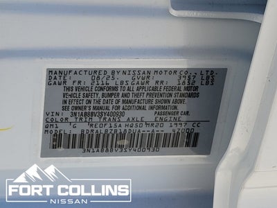 2025 Nissan Sentra S