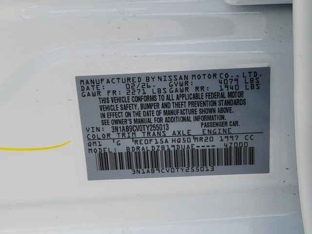 2026 Nissan Sentra SV