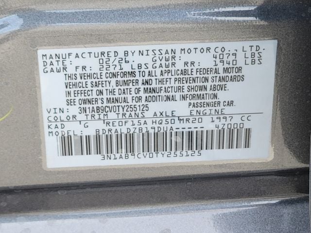 2026 Nissan Sentra SV