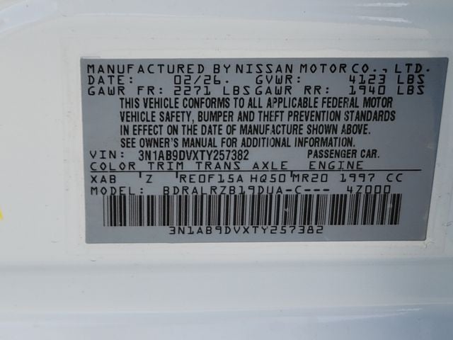 2026 Nissan Sentra SR