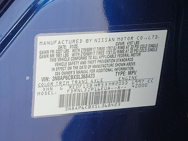 2025 Nissan Kicks SV