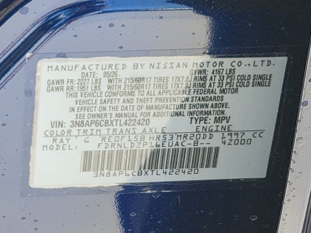 2026 Nissan Kicks SV