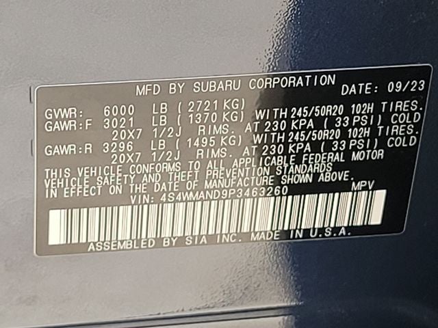 2023 Subaru Ascent Limited