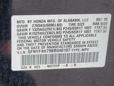 2011 Honda Pilot EX-L