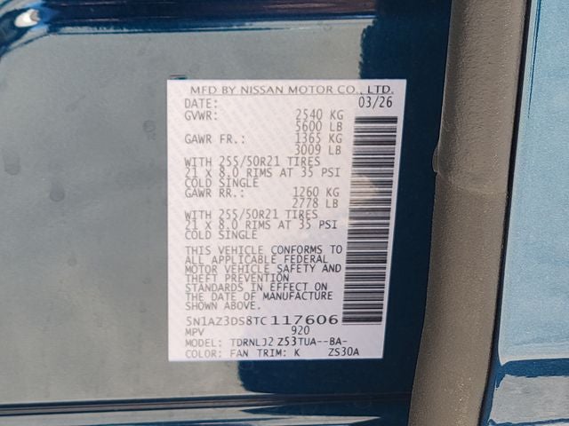 2026 Nissan Murano Platinum