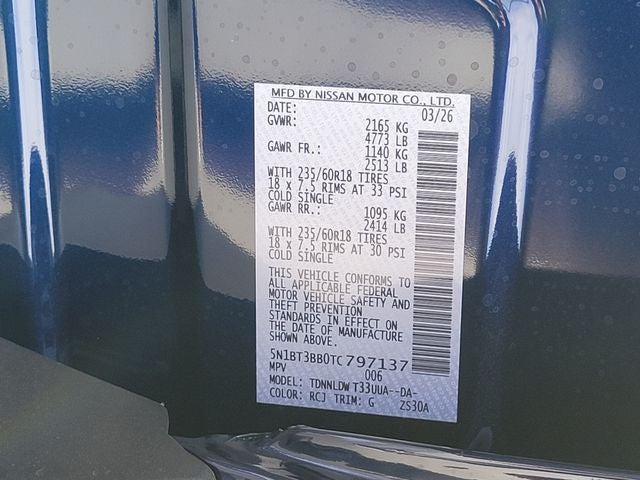 2026 Nissan Rogue SV