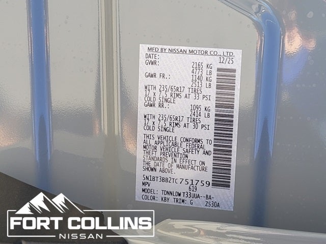 2026 Nissan Rogue Rock Creek