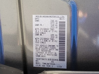 2026 Nissan Rogue SV