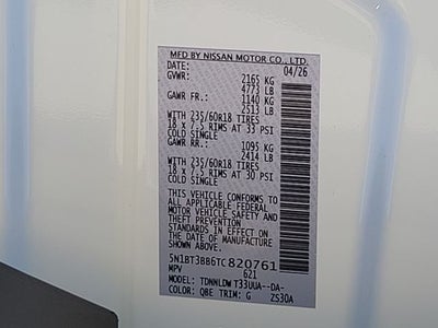 2026 Nissan Rogue SV