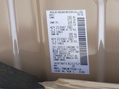 2026 Nissan Rogue Rock Creek