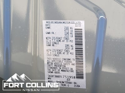 2026 Nissan Rogue Rock Creek