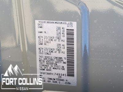 2026 Nissan Rogue Dark Armor