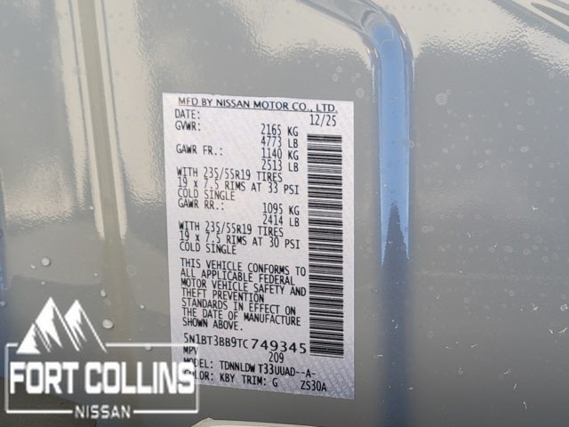 2026 Nissan Rogue Dark Armor