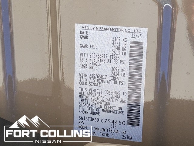 2026 Nissan Rogue Rock Creek