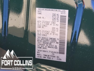 2026 Nissan Rogue Rock Creek