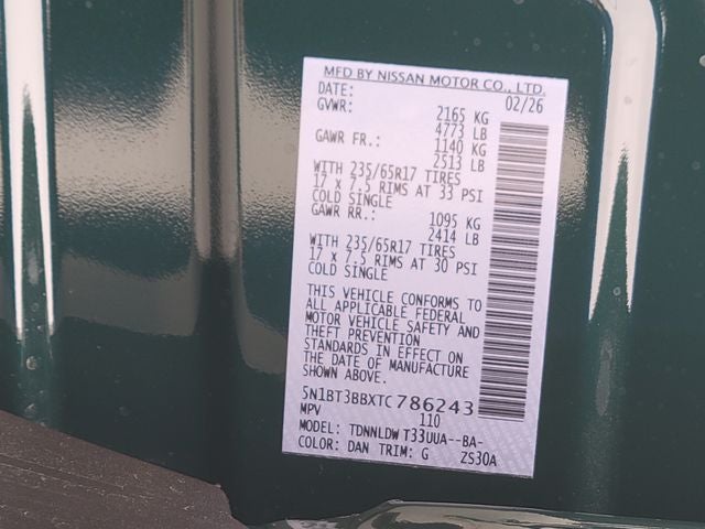 2026 Nissan Rogue Rock Creek