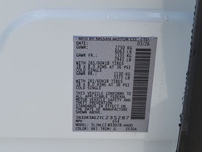 2026 Nissan Pathfinder Rock Creek