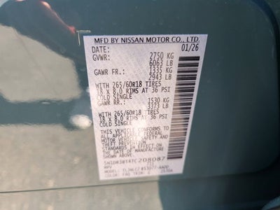 2026 Nissan Pathfinder SV