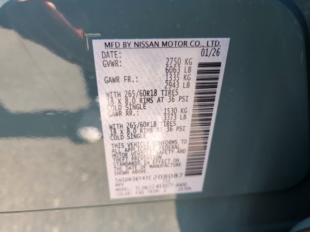 2026 Nissan Pathfinder SV