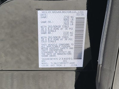 2026 Nissan Pathfinder Rock Creek