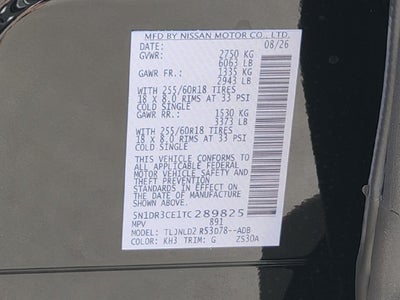2026 Nissan Pathfinder SL