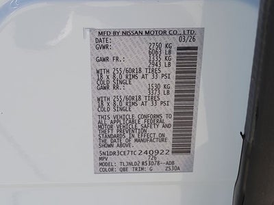 2026 Nissan Pathfinder SL