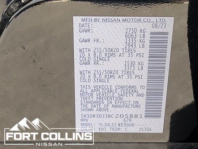 2024 Nissan Pathfinder Platinum