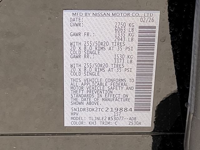 2026 Nissan Pathfinder Platinum