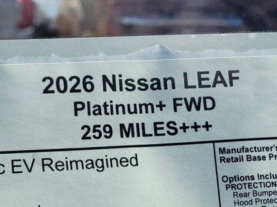 2026 Nissan Leaf PLATINUM EL