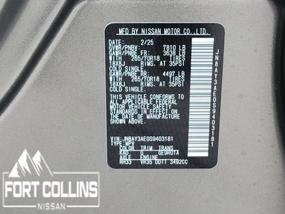 2025 Nissan Armada SV