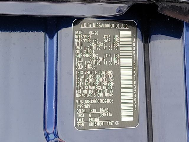 2026 Nissan Rogue Platinum