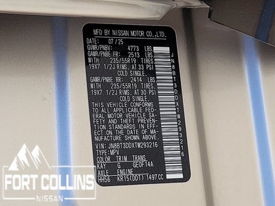 2026 Nissan Rogue Platinum