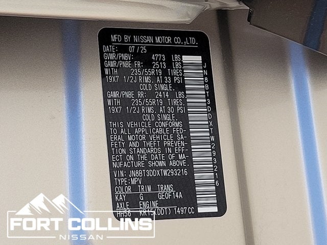 2026 Nissan Rogue Platinum