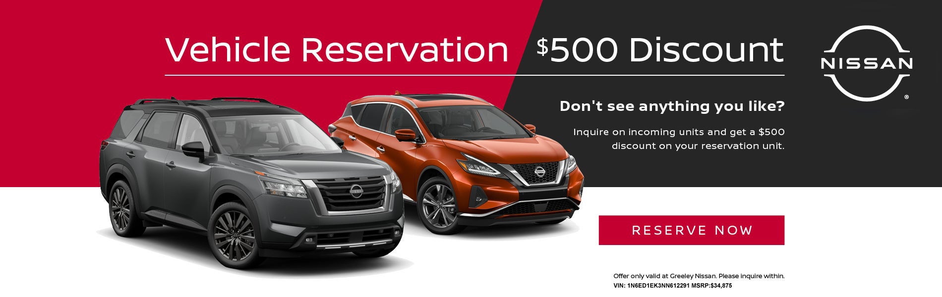 Reservation Discount